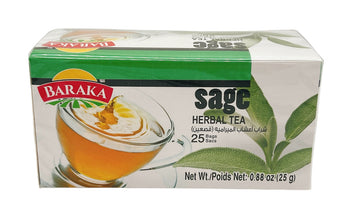 Baraka Sage Tea Bags (25g) - Papaya Express